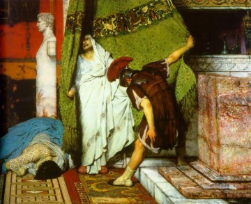  detalle Lienzo - Un emperador romano AD41detalle1 Romántico Sir Lawrence Alma Tadema